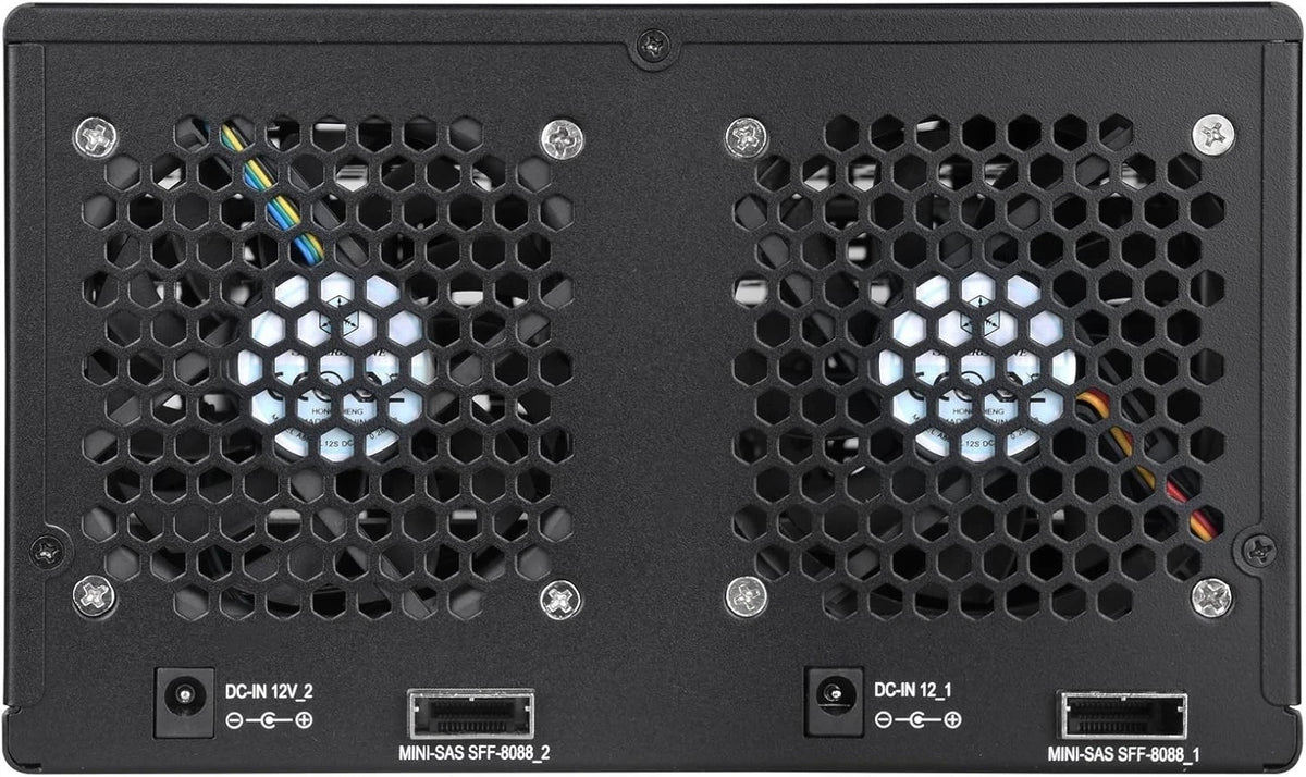 Silverstone Tek RL-TS821S 8 Bay 2.5" SAS/SATA Hard Drive Enclosure to Mini-SAS