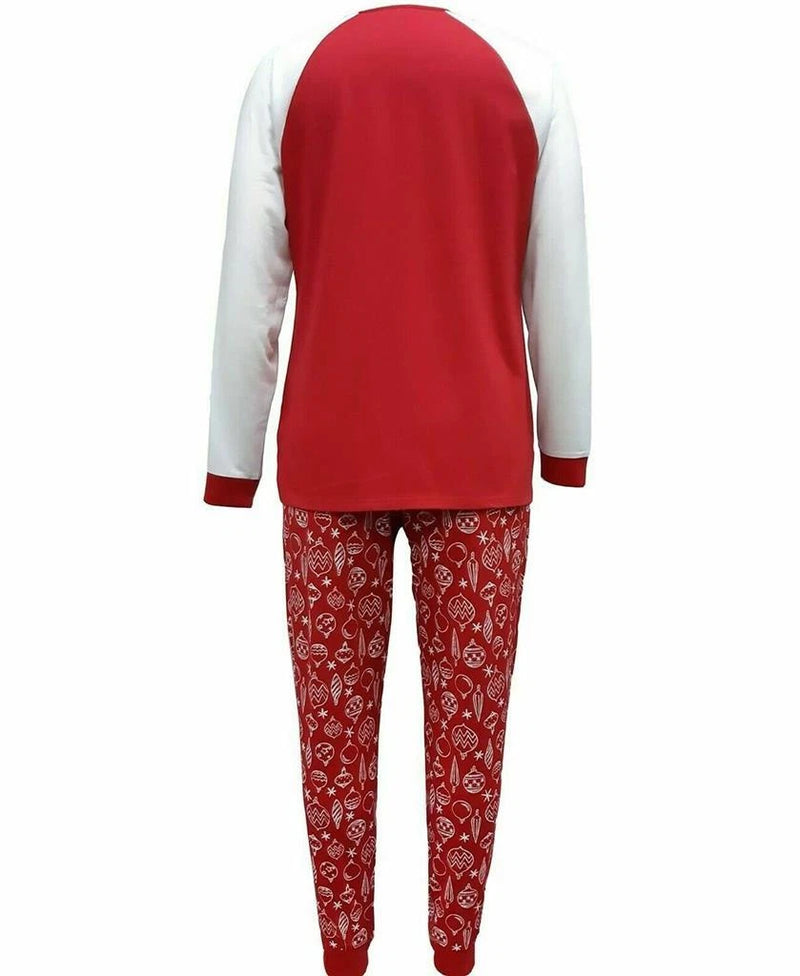 Family Pajamas Women's Matching Ornament-Print Family Pajama, SMALL