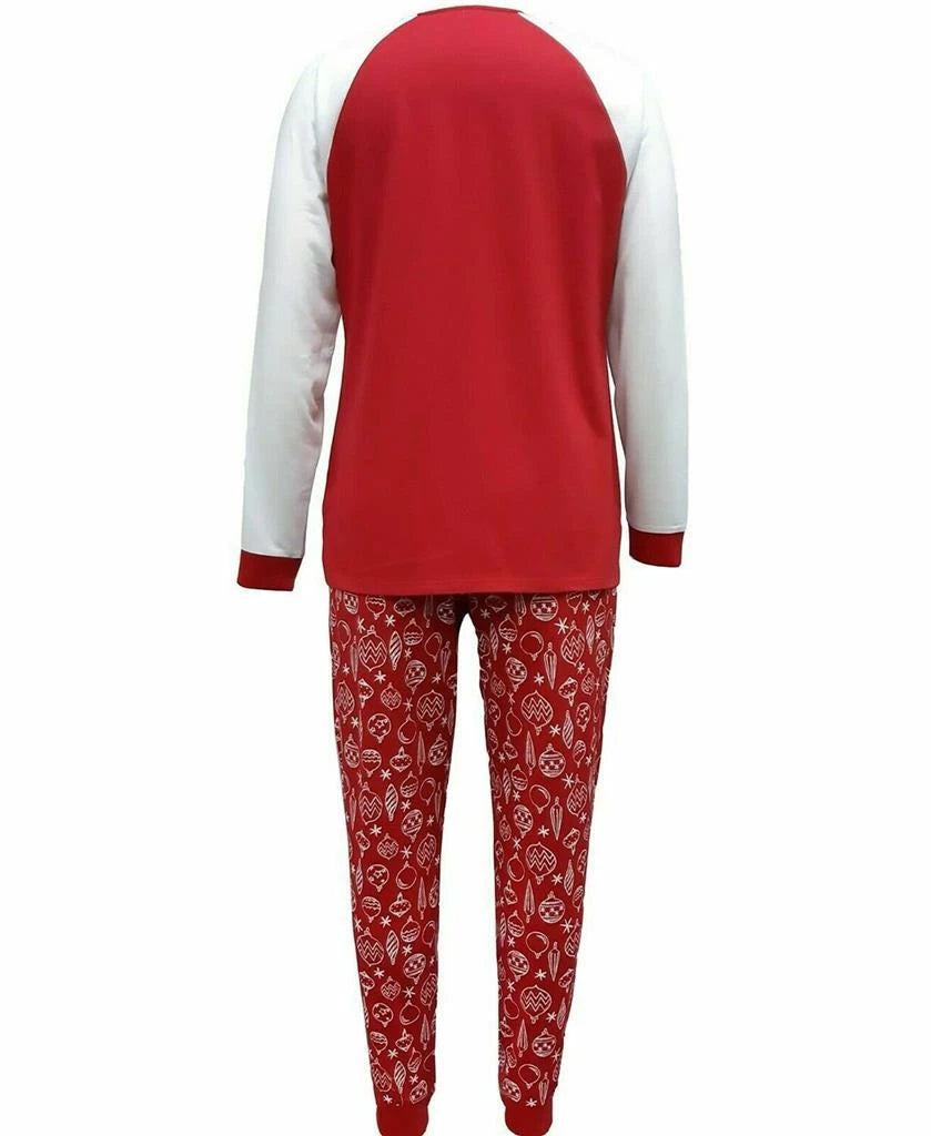 Family Pajamas Women's Matching Ornament-Print Family Pajama, SMALL
