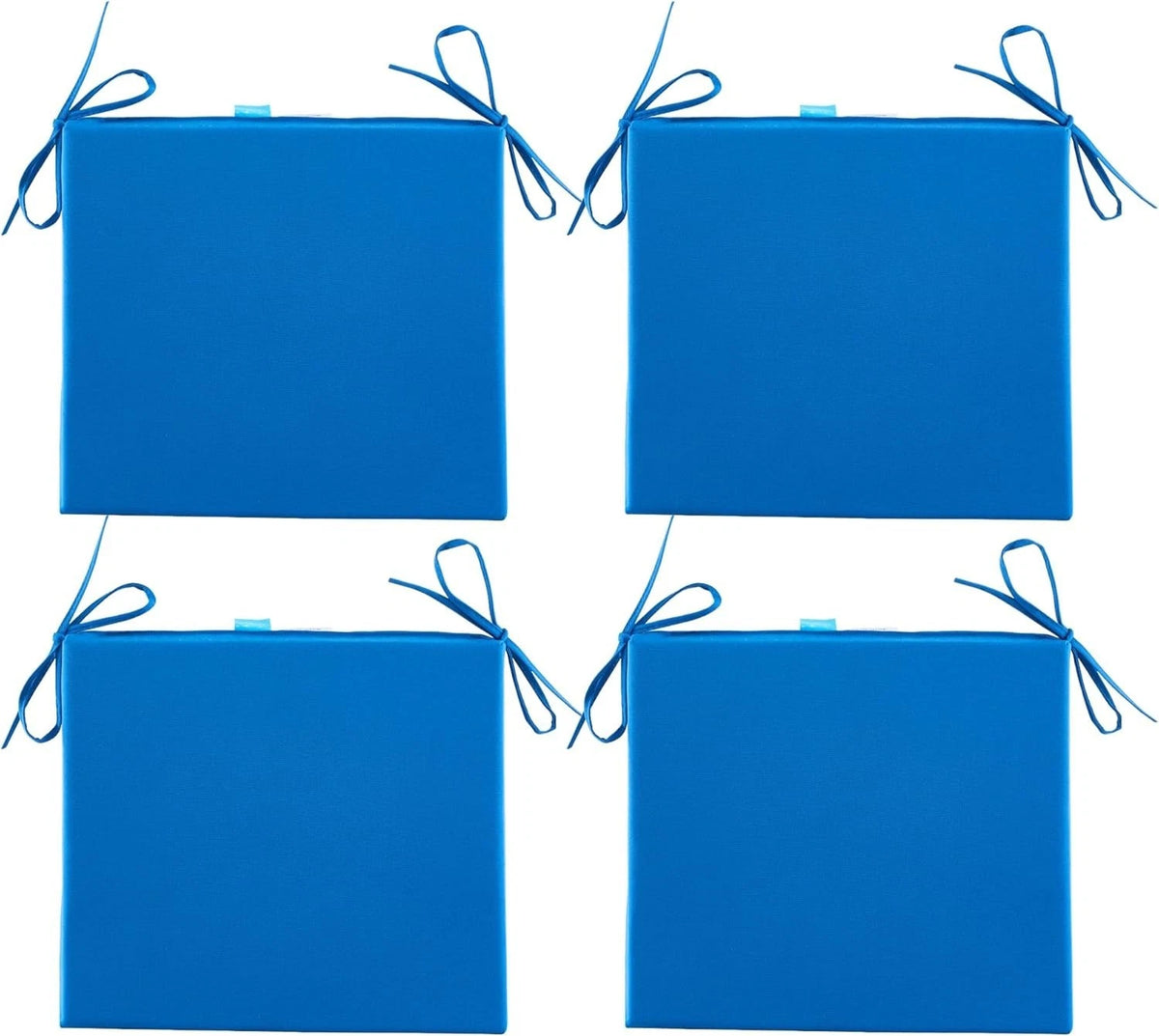 ARTPLAN Outdoor/Indoor Chair Pads,Patio Dining Chair Cushions Set of 4,Sqaure
