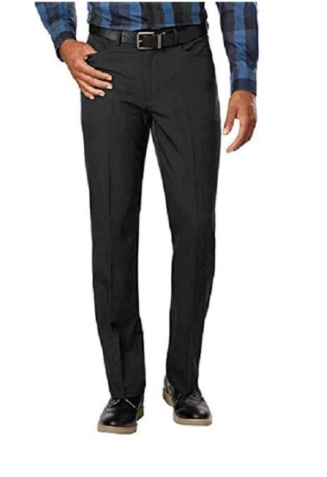 Greg Norman Mens Ultimate Travel Comfort Pants, Blue, 30 X 29