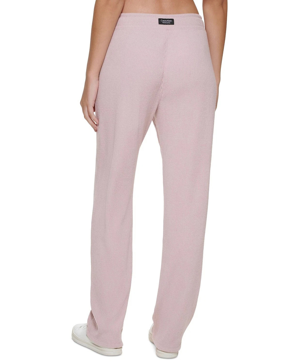 Calvin Klein Ladies Performance Ribbed Track Pants, PINK, S