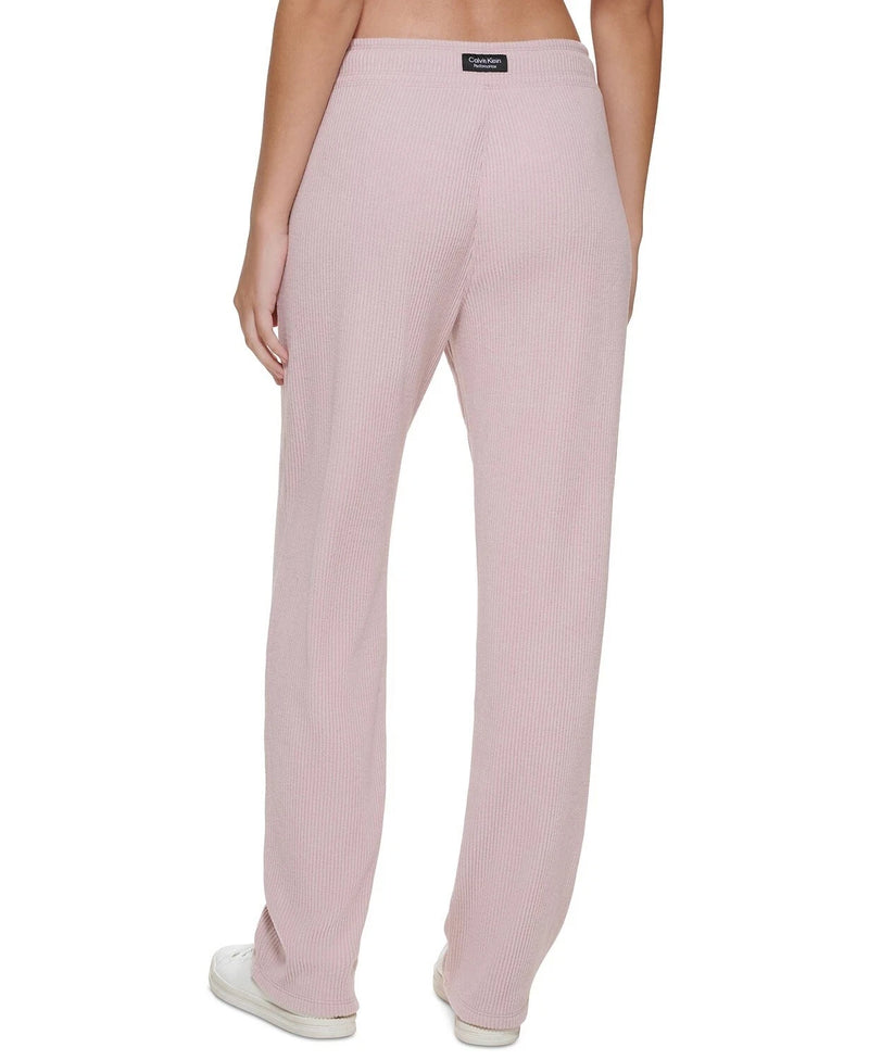 Calvin Klein Ladies Performance Ribbed Track Pants, PINK, S