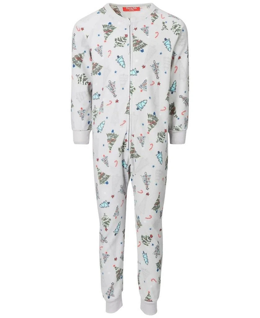 Family PJ's Toddler Festive Trees One Piece Pajama, SIZE 2T - 3T