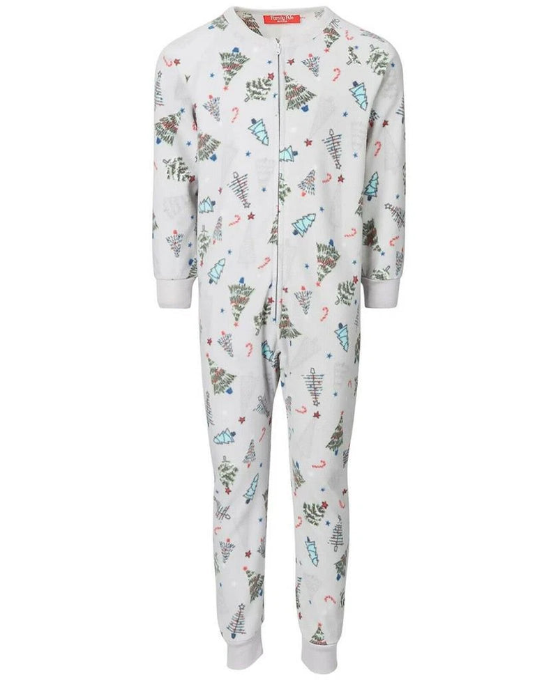 Family PJ's Toddler Festive Trees One Piece Pajama, SIZE 2T - 3T