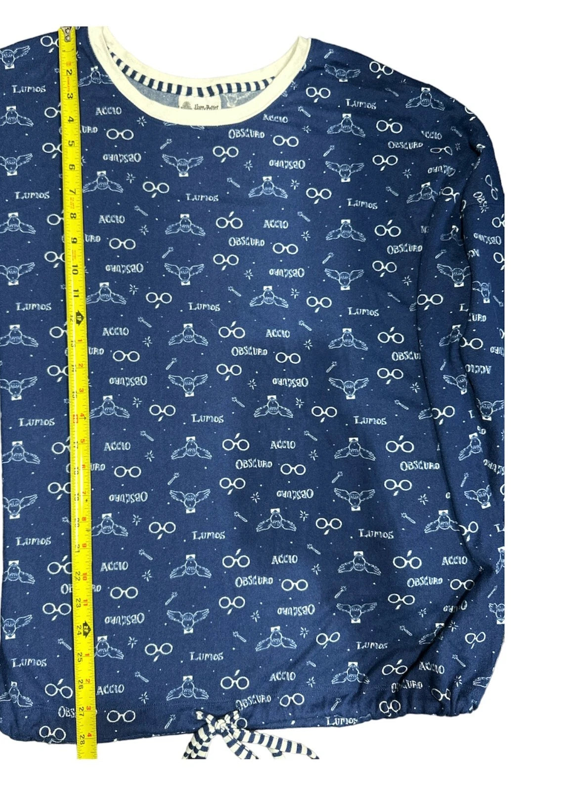 Wizarding World Harry Potter Womens 2-Piece Cozy Pajama Set ( NAVY, XXL)