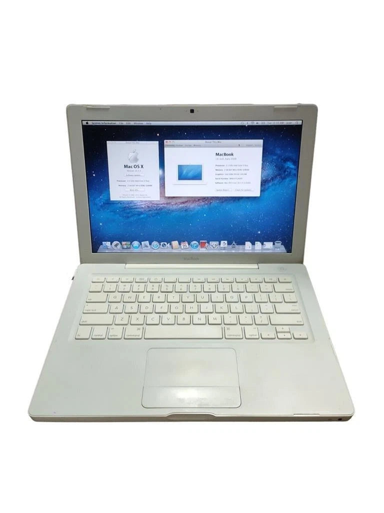 Apple MacBook A1181 13" 2008 Intel core 2 Duo 2.1 GHz 2GB RAM 120GB HDD AS IS