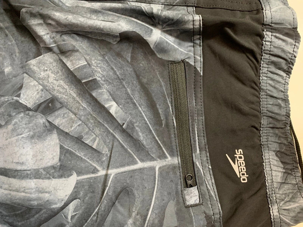 Speedo Men's Active Stretch Water Repellant Shorts, BLACK, Size L