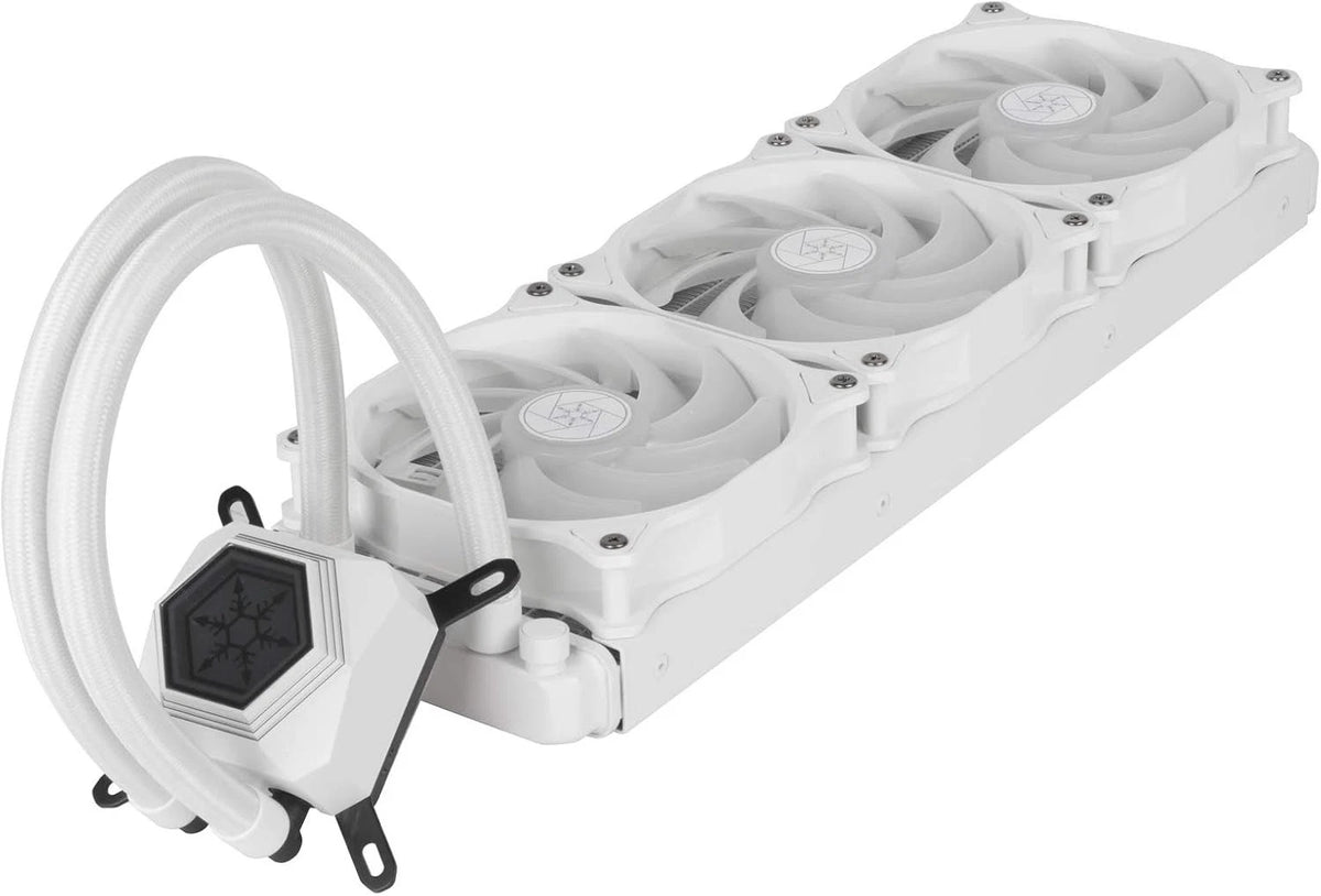 SilverStone PF360W-ARGB, White, All In one, AIO, 360mm, ARGB For Intel &amp; AMD