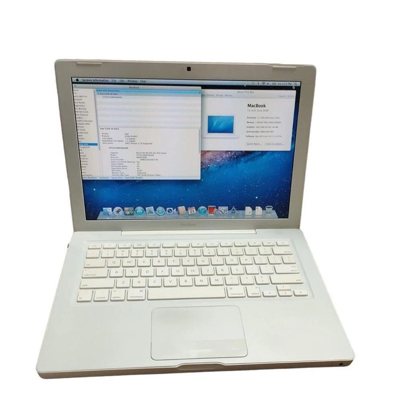 Apple MacBook A1181 13" 2008 Intel core 2 Duo 2.1 GHz 2GB RAM 80GB HDD AS IS