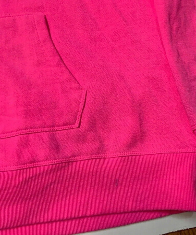 Dkny Sport Ladies Kangaroo Pocket Logo Hoodie, Laser Pink, Size XL
