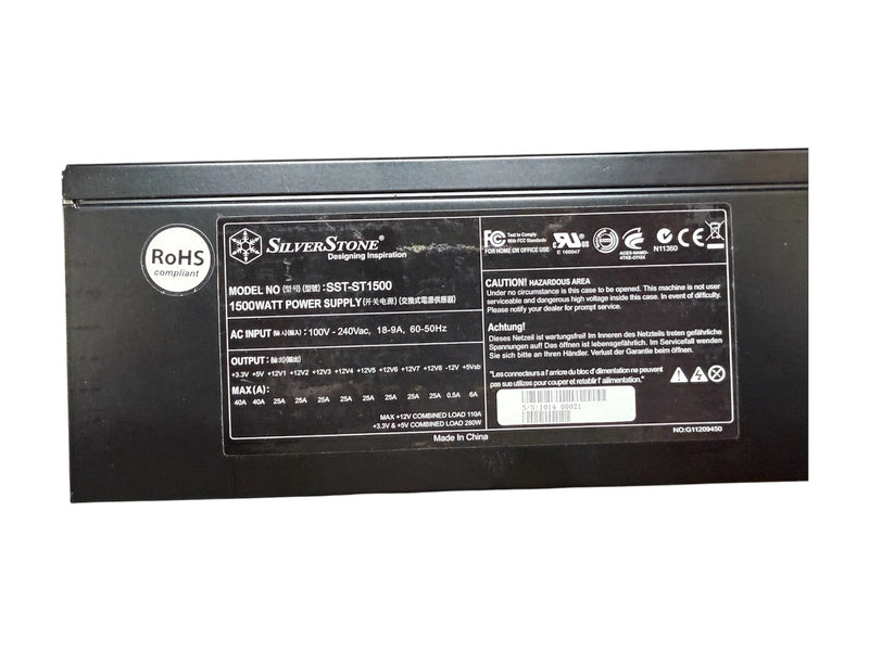 SilverStone SST-ST1500 1500W PSU ATX Power Supply