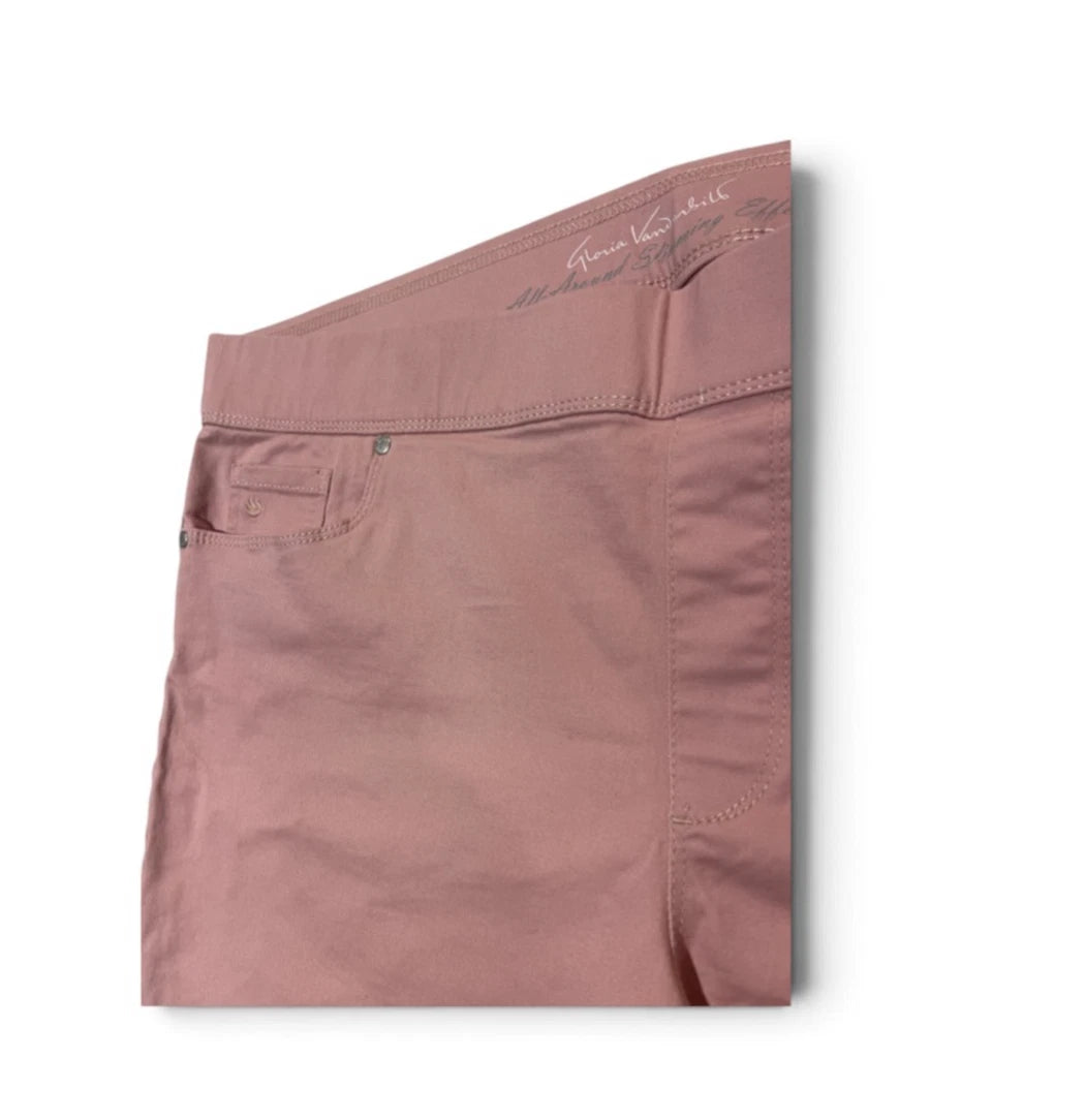 Gloria Vanderbilt Women’s Capri Pant Rose Pink Size 16