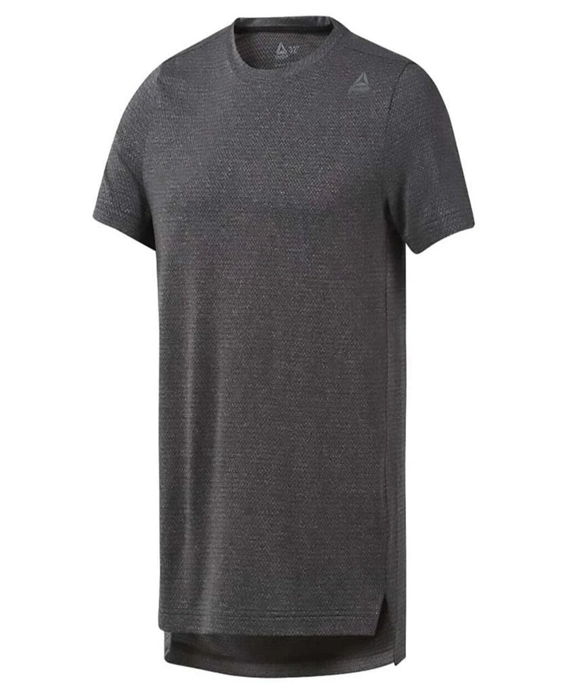 Reebok Men's Workout Ready Melange Tech Tee, Black, Large