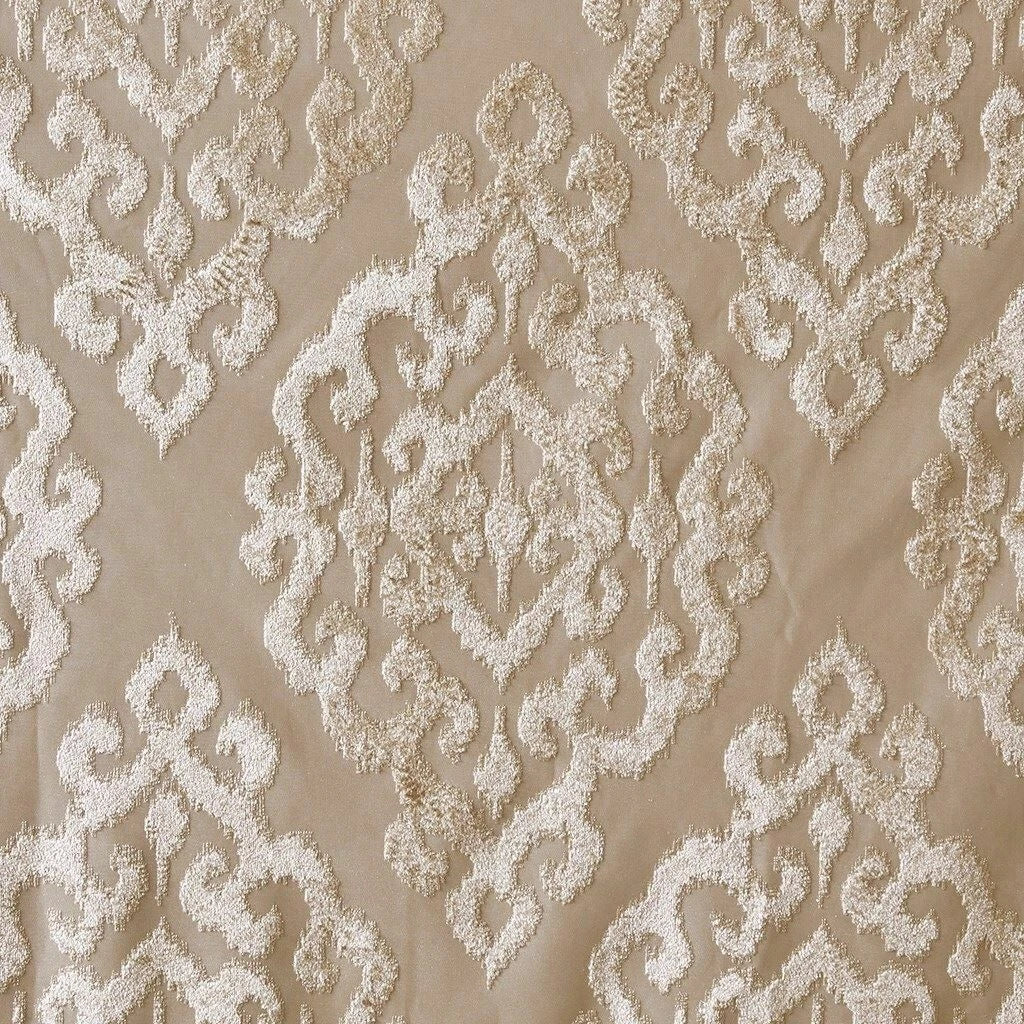 SUN SMART Mirage Total Blackout Single Window Curtain, Champagne, 50"W X 108"L