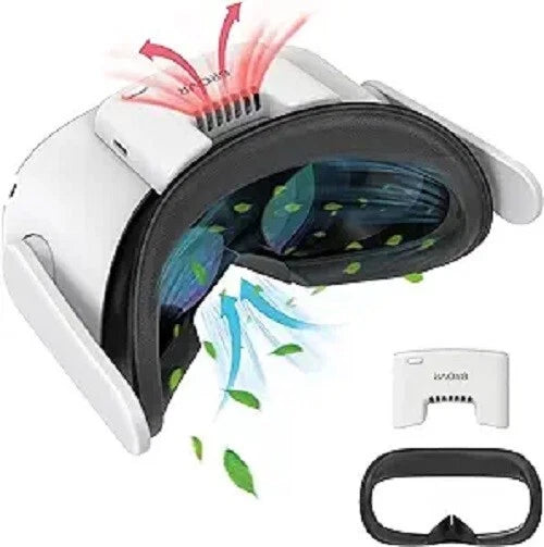 BROVR VR Fan Air Circulation Fan with Soft PU Face Cushion