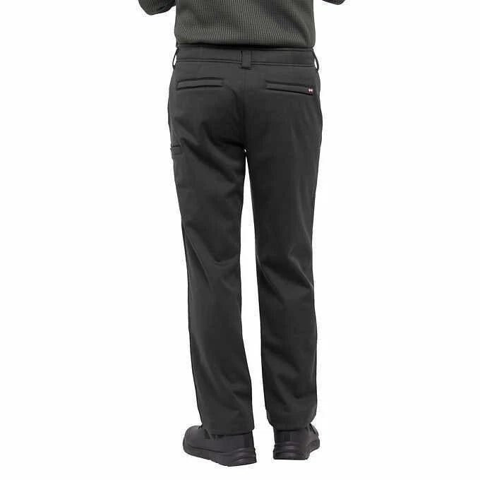 Magnum Men's Microfleece Lined Water Repellent Work Pants, GREY, 38 X 30