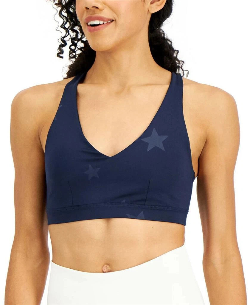 ID Ideology Performance Strappy Low Impact Sports Bra- star navy blaze - LARGE