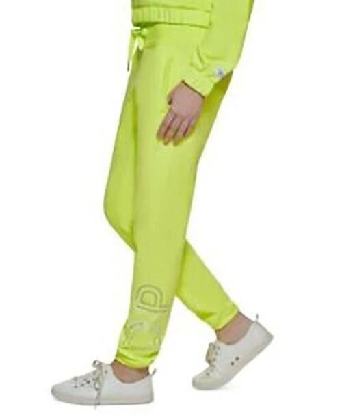 CALVIN KLEIN Performance Women’s Outline Logo Joggers, Lime, XL
