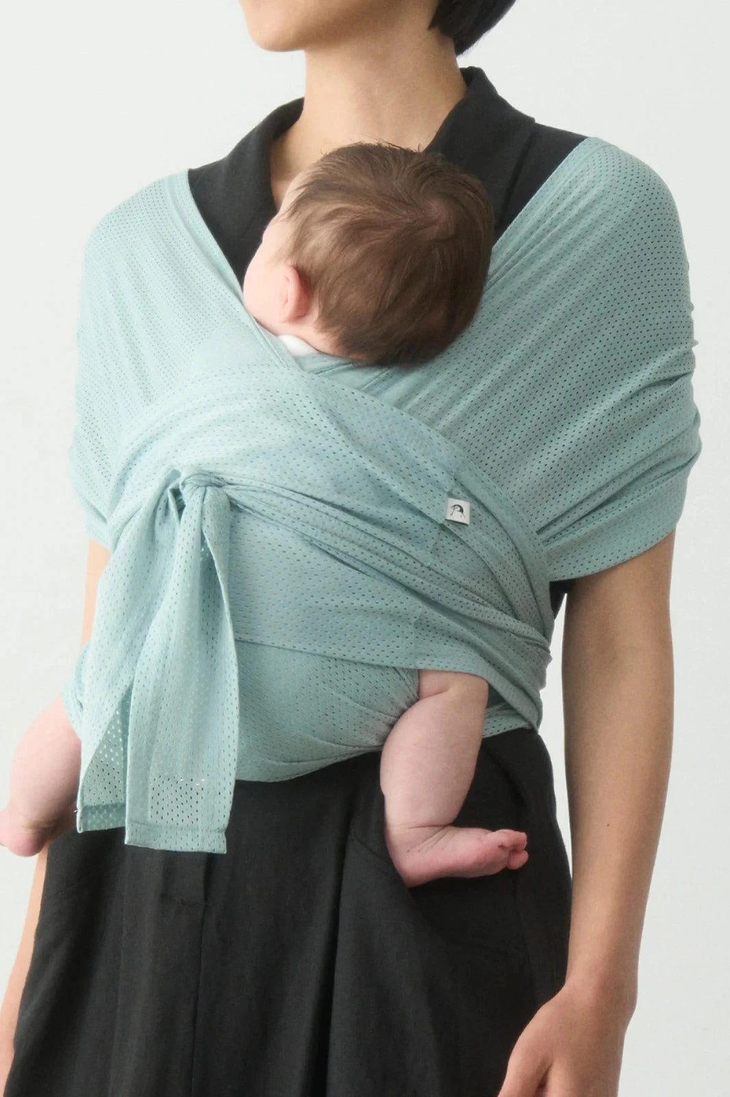 Konny Baby Carrier Flex AirMesh Premium Breathabl Material- Summer - Mint Medium