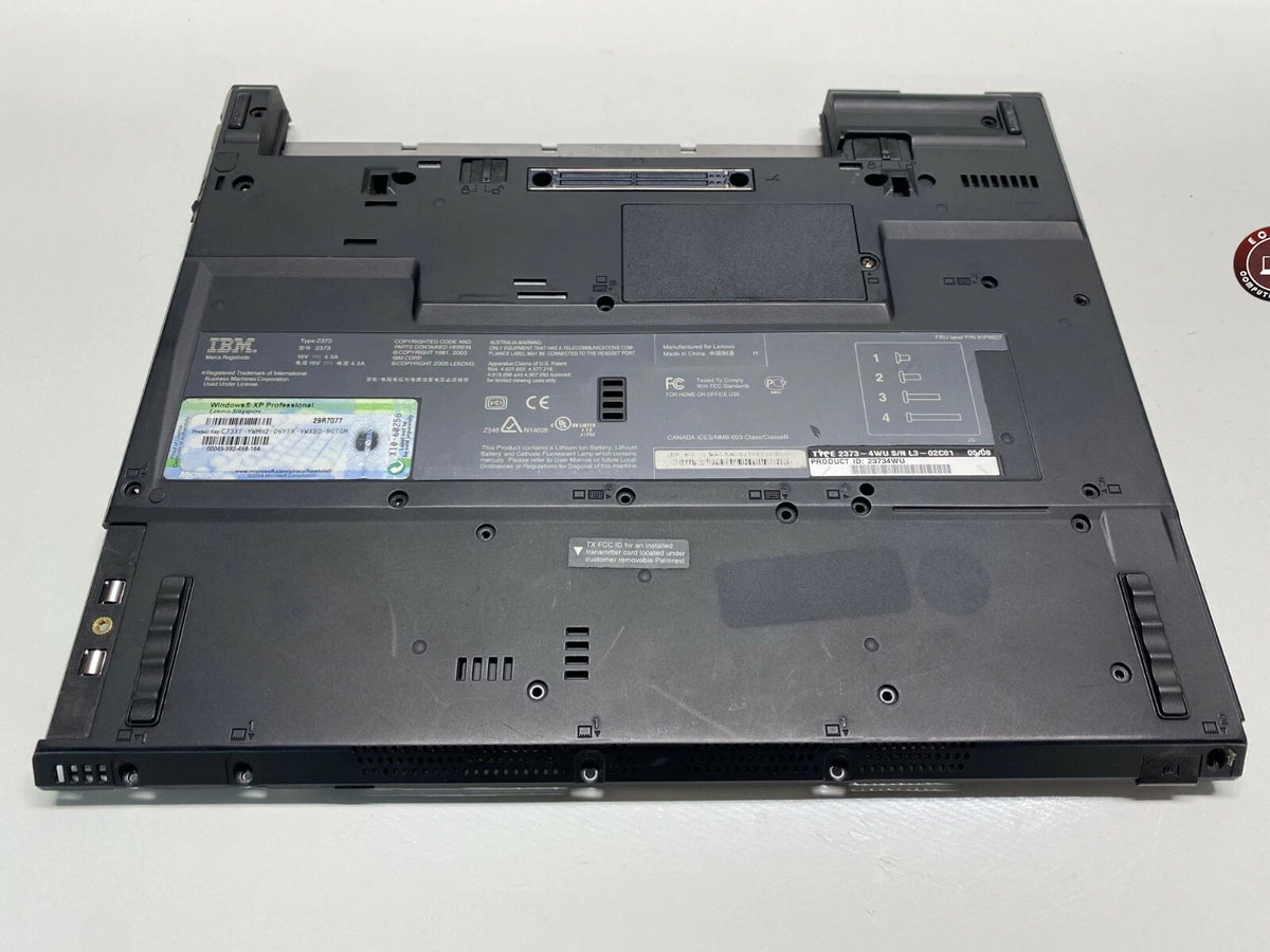 Lenovo Thinkpad T42 2373 Intel Motherbord &amp; Bottom Base Case Assembly 91P8836
