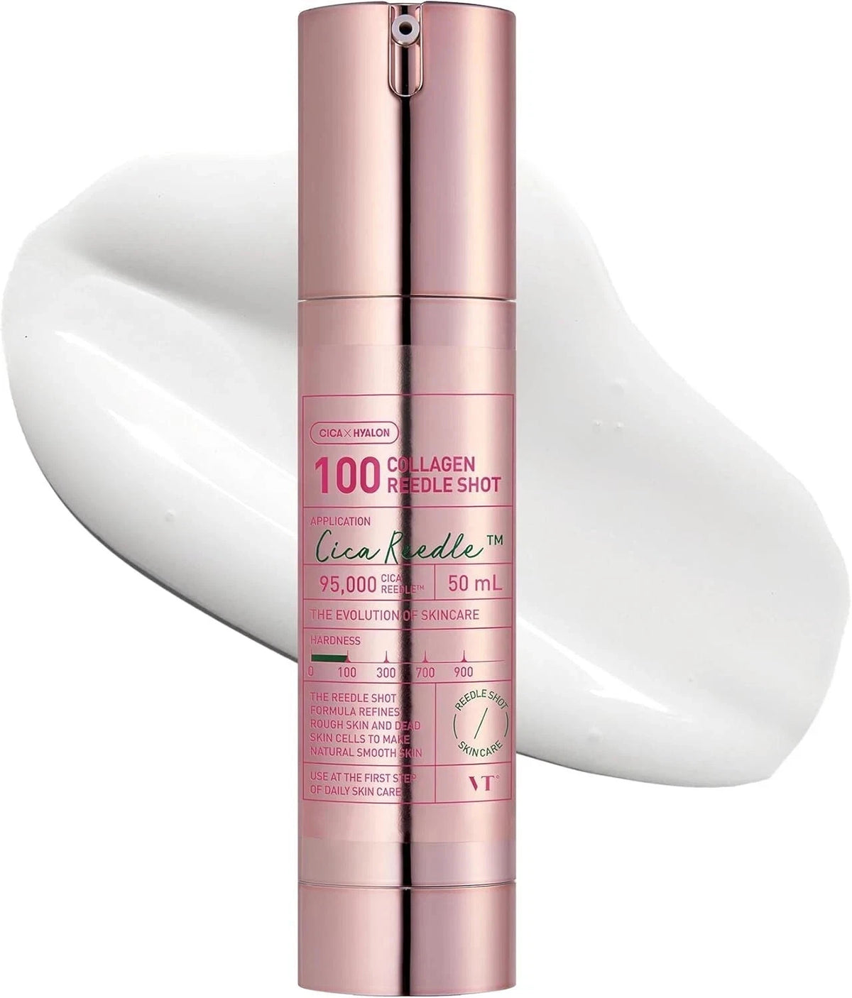 VT COSMETICS Collagen Reedle Shot 100, Microneedling Serum Korean Skin Booster