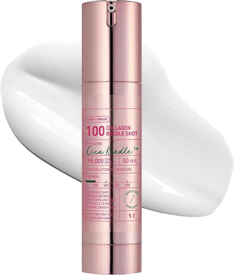 VT COSMETICS Collagen Reedle Shot 100, Microneedling Serum Korean Skin Booster