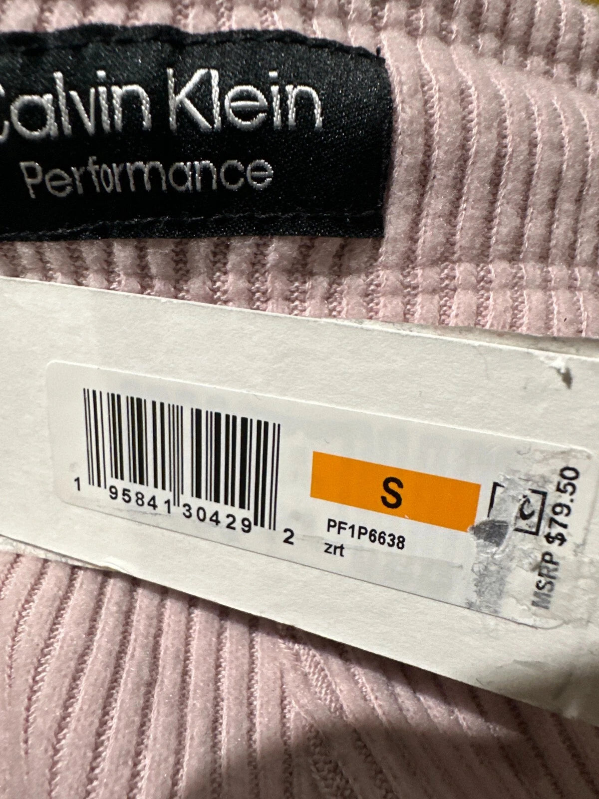Calvin Klein Ladies Performance Ribbed Track Pants, PINK, S
