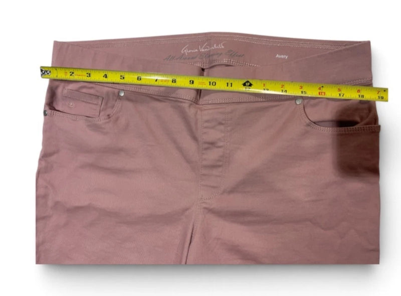 Gloria Vanderbilt Women’s Capri Pant Rose Pink Size 16