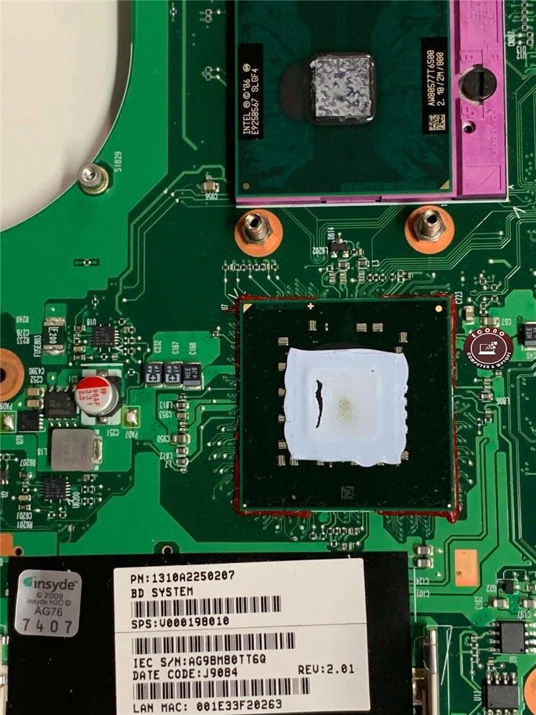 Toshiba Satellite A505-S6960 16" Laptop Intel Motherboard V000198010