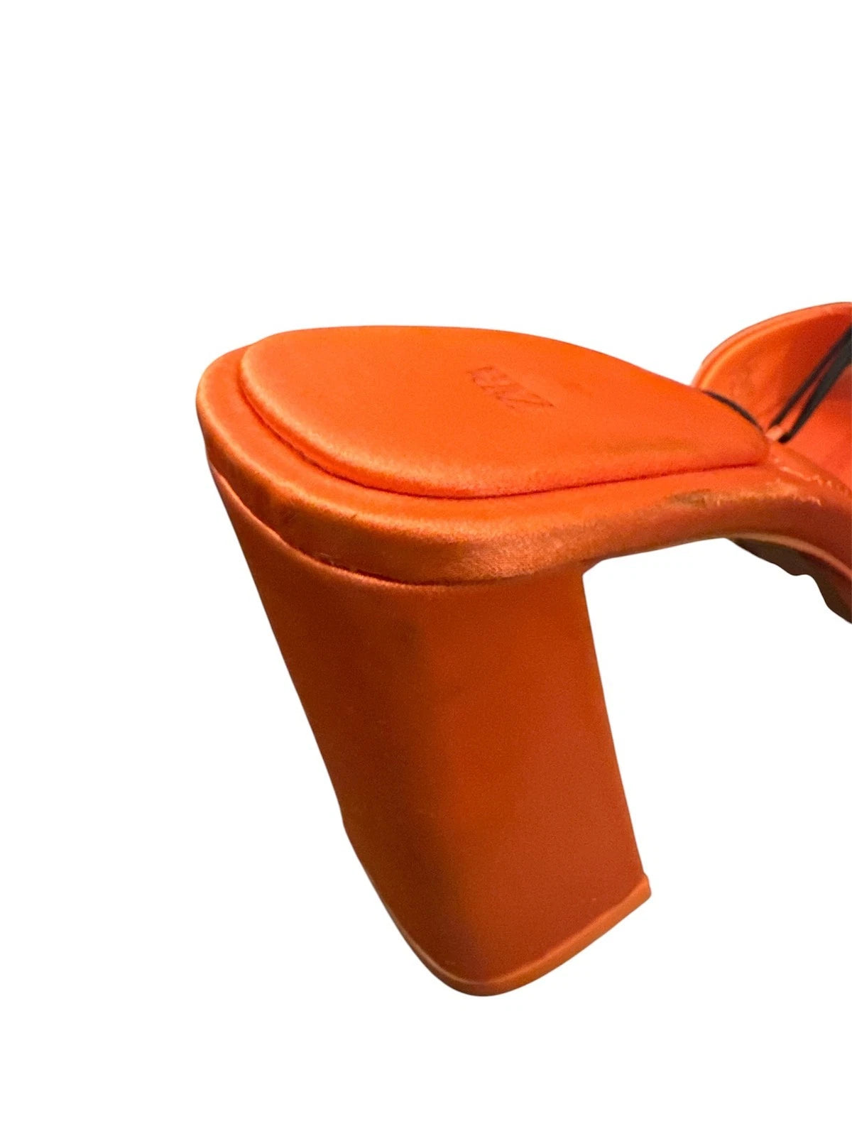 Zara Women Square Toe Heels, Orange Tan, 39-8