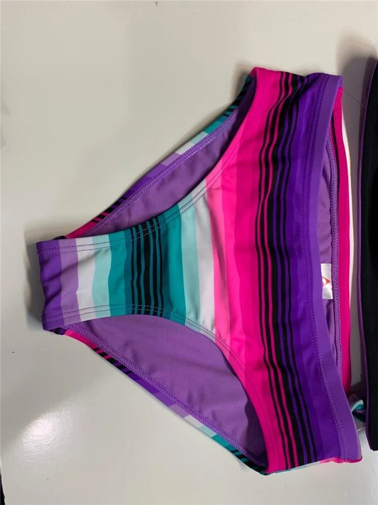 Gerry Girl's 3-Piece Swimsuit Set, HYDRANGEA - PURPLE, Size 12
