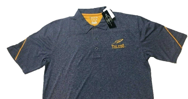 Champion Elite Men's Toledo Coach Collar Short Sleeve Polo Shirt, Navy, Medium