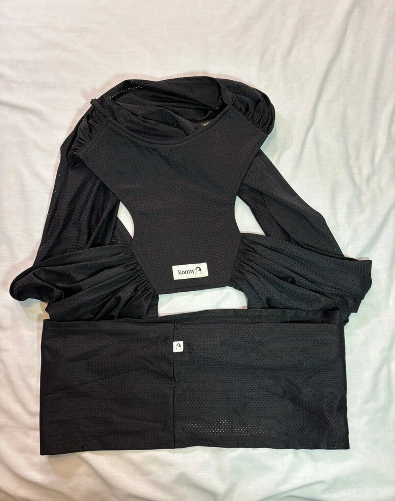 Konny Baby Carrier FLEX SoftBreez Premium Breathabl Wrap Original 4XL - Black