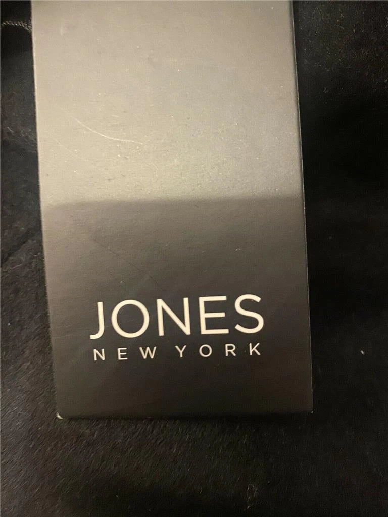 Authentic JONES NY Womens Pocketed Single-Breaste<wbr/>d Walker Coat, BLACK, 4
