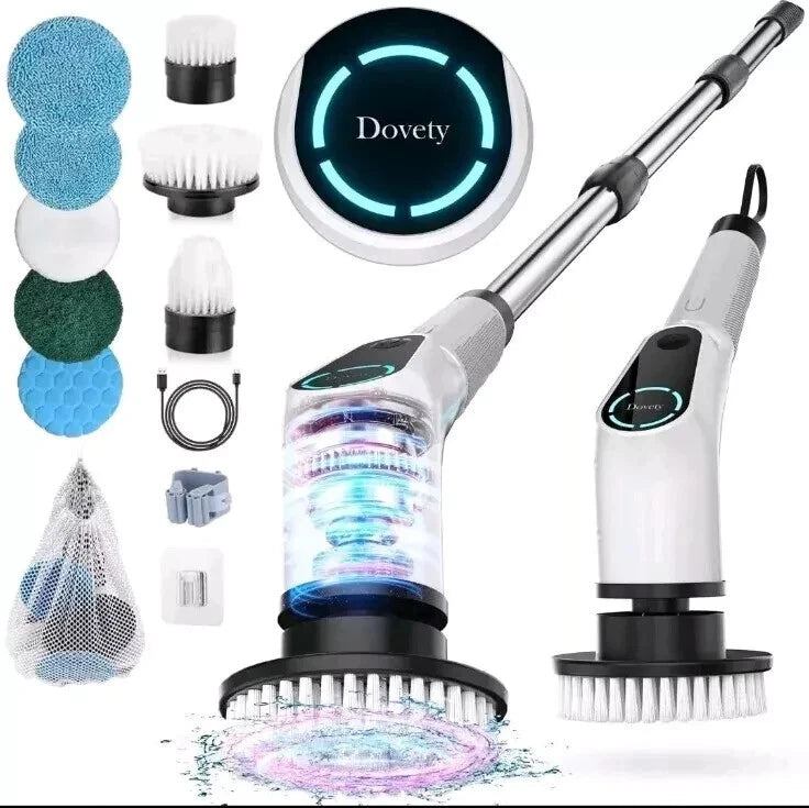 Dovety 9 In 1 Electric Spin Scrubber Cordless Cleaning Brush Scrubber CB-02
