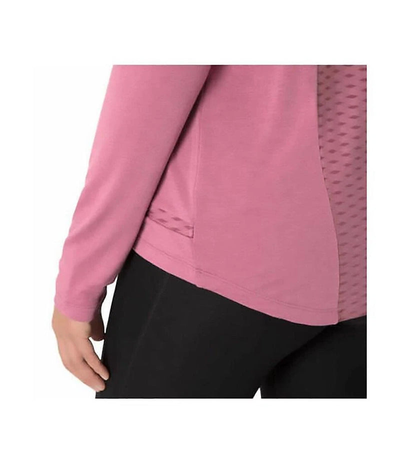 MONDETTA Womens Relaxed Knit Drape Top, MAUVE, Medium