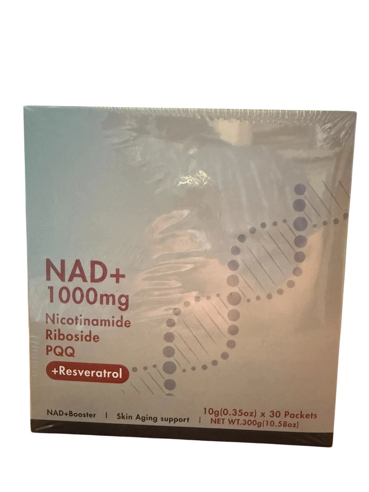 NAD+ 1000mg Liquid Supplement-Nic<wbr/>otinamide Riboside, PQQ &amp;Resveratrol-A<wbr/>nti-Aging